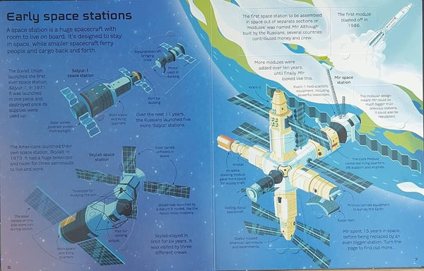 Usborne See Inside Space Stations and Other Spacecraft - Hardback