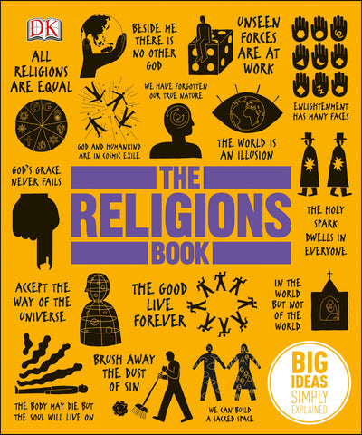 Big Ideas Simply Explained : The Religions Book - Hardback - Kool Skool The Bookstore
