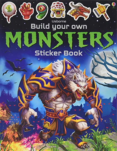 Usborne Build Your Own Monsters Sticker Book - Paperback
