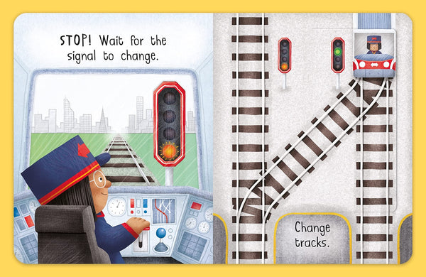 Busy Day: Train Driver: An action play book- Board Book