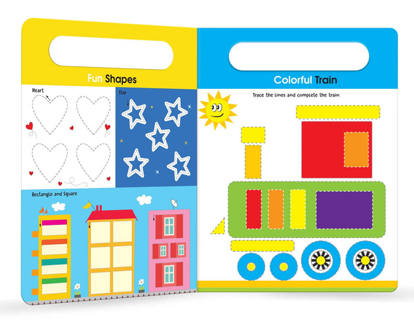 My Big Wipe And Clean Book of Pen Control for Kids : Line Tracing And Patterns - Board Book