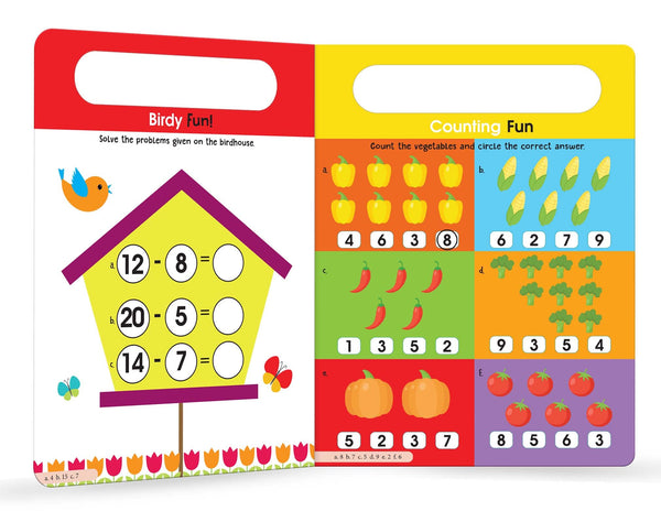 My Big Wipe And Clean Book of Add And Subtract for Kids : Fun With Numbers - Boardbook