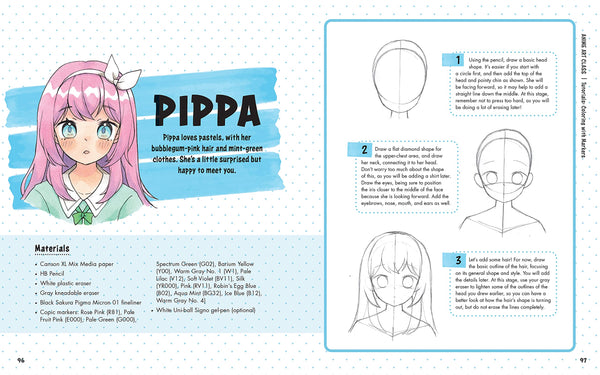Anime Art Class : A Complete Course in Drawing Manga Cuties - Paperback
