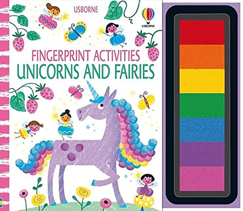 Fingerprint Activities Unicorns and Fairies - Hardback