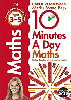 10 Minutes A Day Maths, Ages 3-5 - Paperback