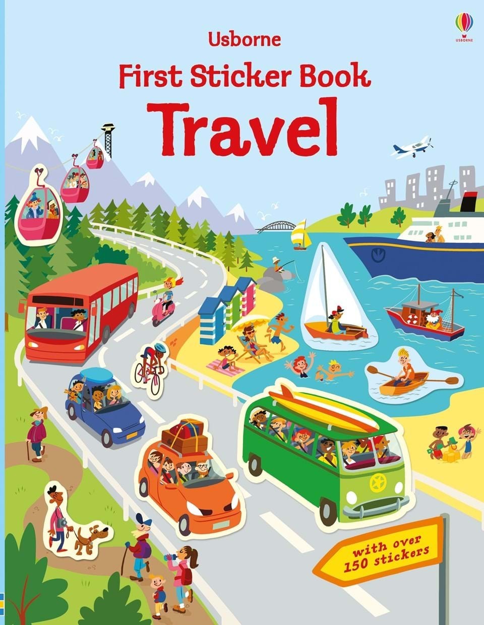 Usborne First Sticker Book Travel - Paperback