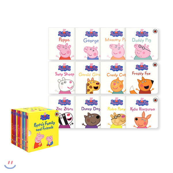 Peppa Pig: Peppa's Family and Friends  -  Board book