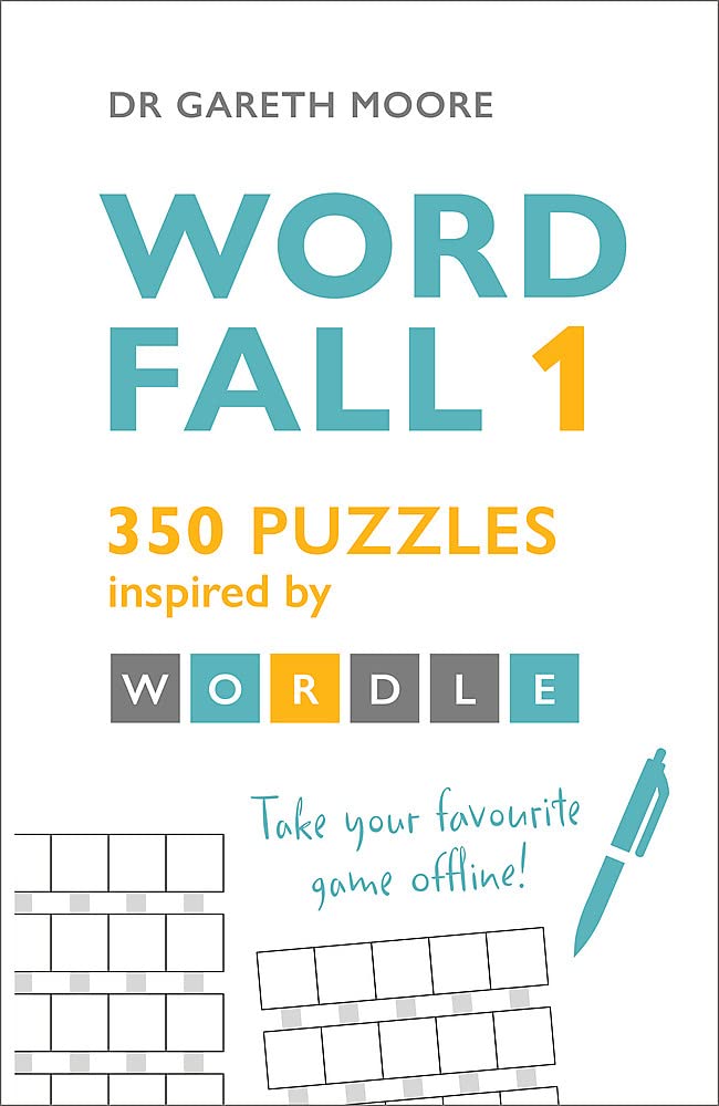 Word Fall 1: 350 puzzles inspired by Wordle - Paperback