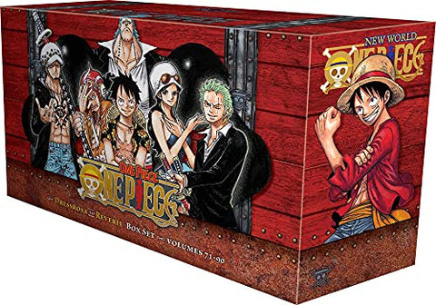 One Piece Box Set 4 : Dressrosa to Reverie : Volumes 71-90 with Premium - Paperback