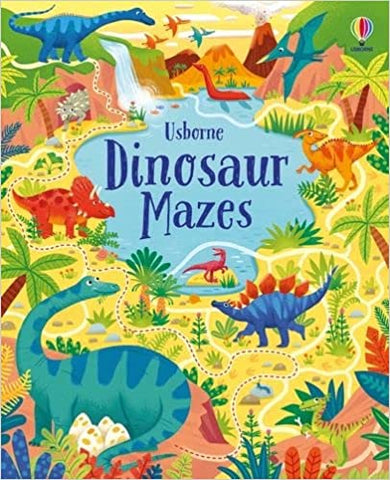 Usborne Maze Puzzles: Dinosaur Mazes  - Paperback