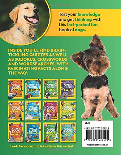 National Geographic Kids : Puzzle Book Dogs - Paperback