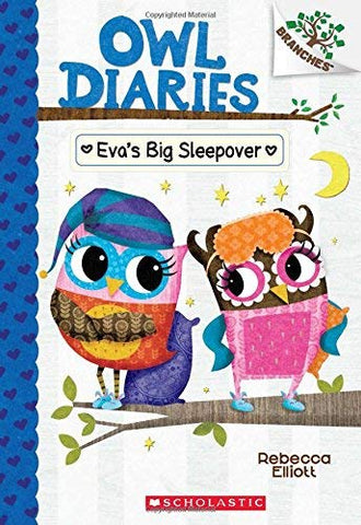 Owl Diaries #09 : Eva's Big Sleepover - Paperback