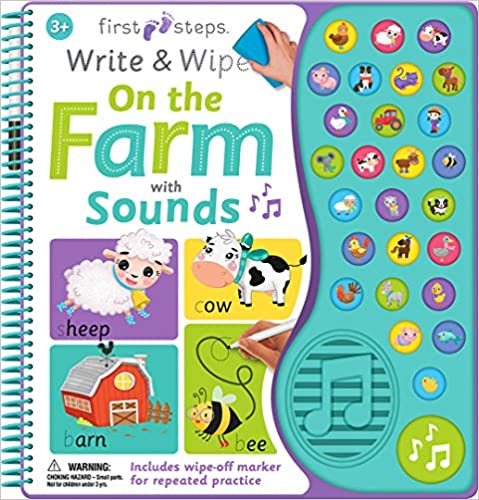 Write and Wipe Farm with Sound - Paperback