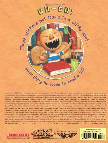 Uh-Oh, David! Sticker Book - Paperback