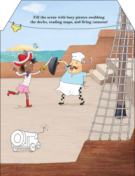 Let's Pretend : My Pirate Ship Sticker Activity Book - Paperback