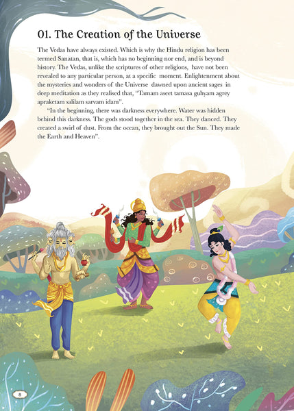 365 Stories from the Vedas, the Upanishads and the Puranas for Children - Hardback