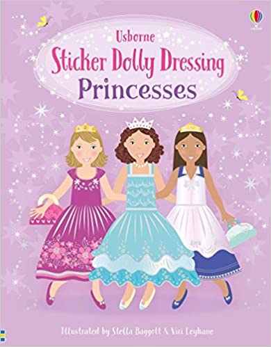 Sticker Dolly Dressing Princesses - Paperback