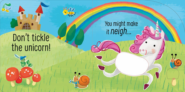 Usborne Touchy Feely Sounds : Don't Tickle the Unicorn! - Board Book