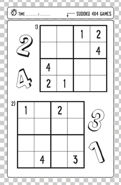 Sudoku Games for Clever Kids - Paperback