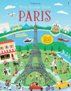 Usborne First Sticker Book Paris - Paperback