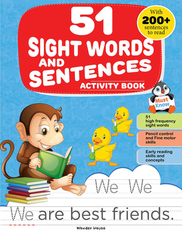 51 Sight Words And Sentence - Paperback