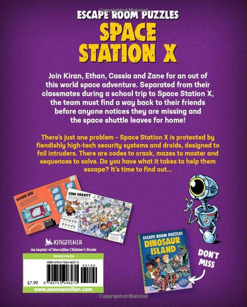 Escape Room Puzzles: Space Station X (Escape Room Puzzles, 2) - Paperback