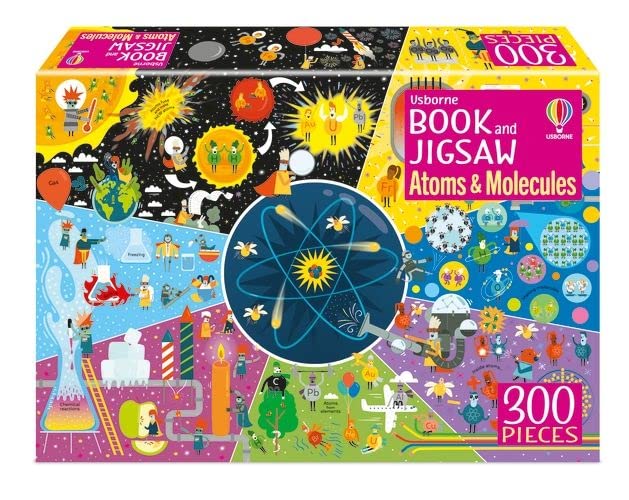 Usborne Book And Jigsaw Atoms And Molecules