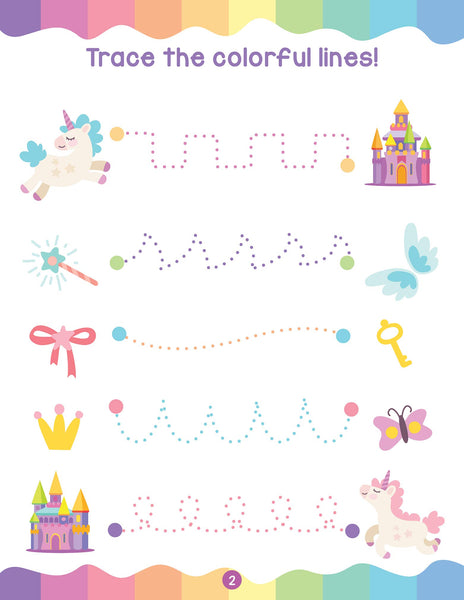 Let's be a Unicorn - Reusable Wipe And Clean Activity Book