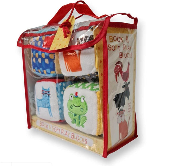 Book Soft Play Blocks Farm Animals - Rag Books