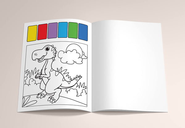 Pick And Paint Colouring Activity Books For Kids : Dinosaur - Paperback