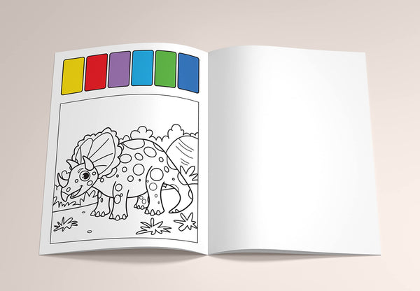 Pick And Paint Colouring Activity Books For Kids : Dinosaur - Paperback