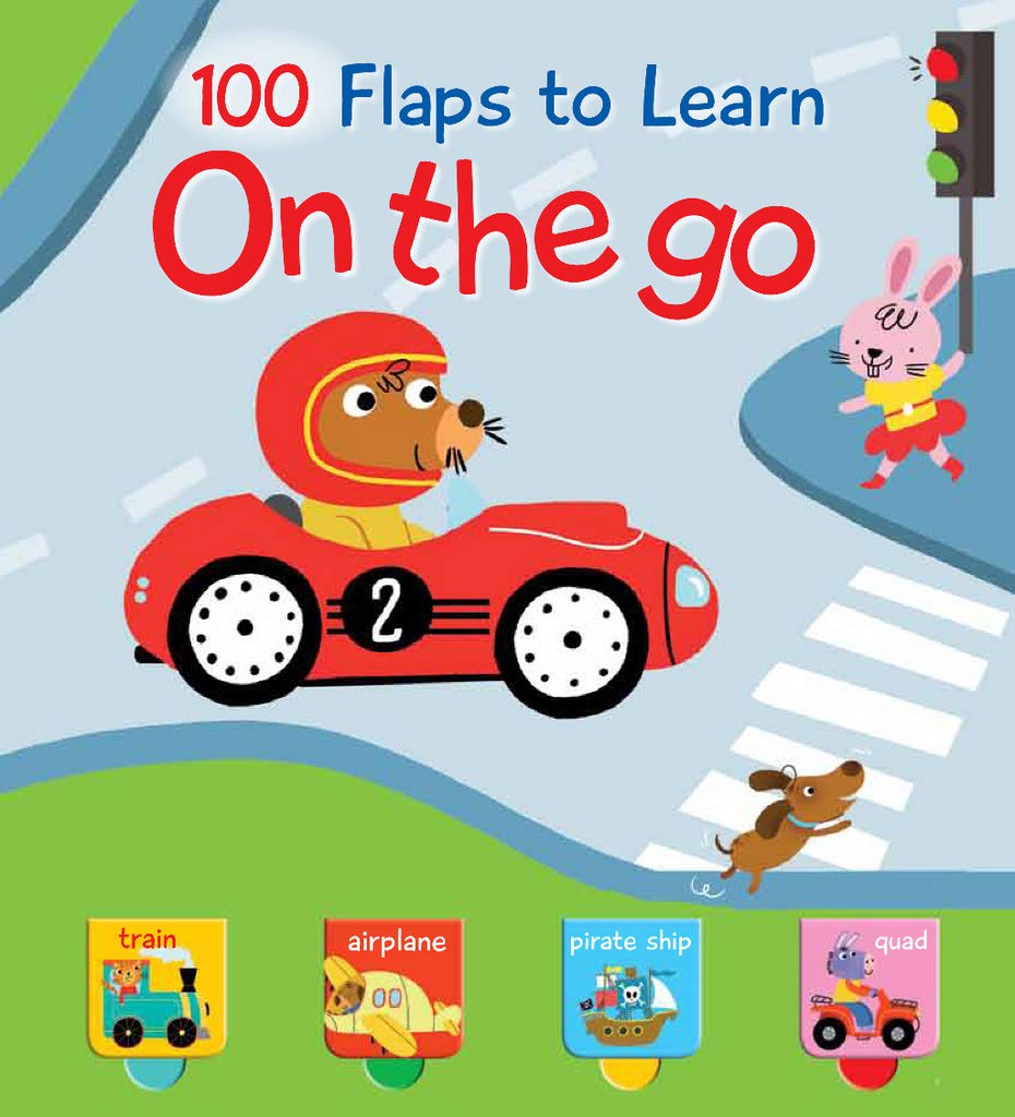 100 Flaps to Learn On the Go - Board Book