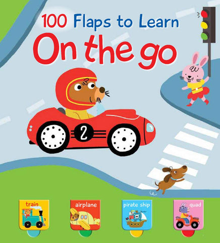 100 Flaps to Learn On the Go - Board Book