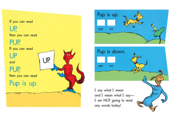 I Am Not Going To Read Any Words Today Âlearn With Dr. Seuss