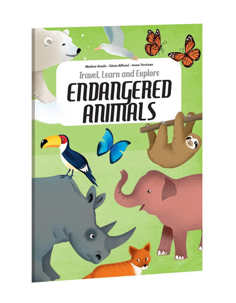 Travel Learn Explore : Animals. Endangered Species Of The Planet - Puzzle Box with Book