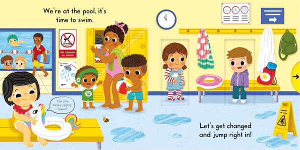 Campbell Busy Books #58 : Busy Swimming - Board Book