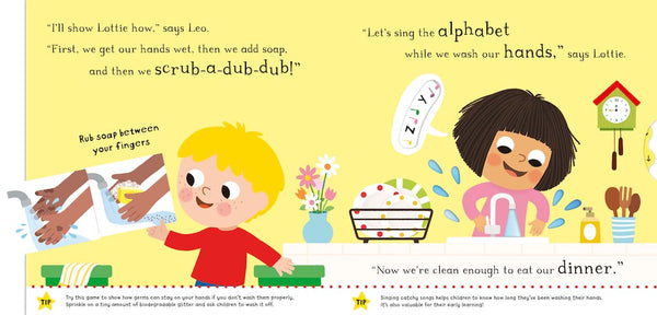 Let's Wash Our Hands: Bathtime and Keeping Clean - Board Book