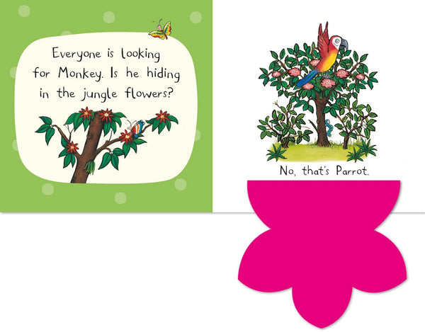 Who's Hiding In The Jungle? - Board book