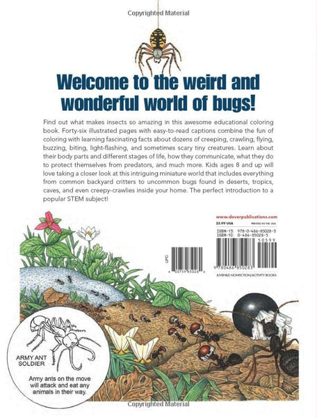 Dover Children's Science Books : My First Book About Bugs - Paperback