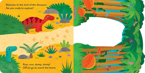 Push and Play : Dinosaur Stomp! - Board Book