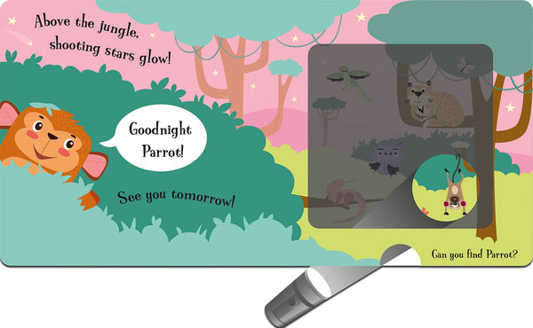 Magic Torch Books: Goodnight Monkey - Board Boook