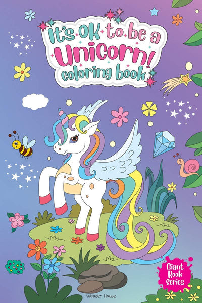 It's Ok To Be A Unicorn Coloring Book - Paperback