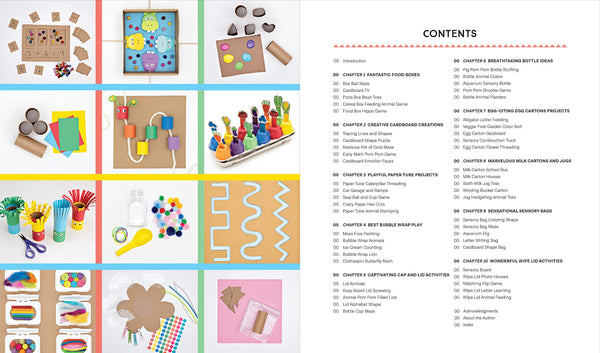 Recycle and Play: Awesome DIY Zero-Waste Projects to Make for Kids - 50 Fun Learning Activities for Ages 3-6