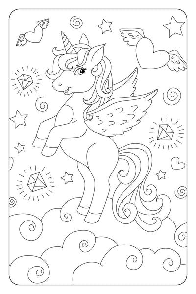 It's Ok To Be A Unicorn Coloring Book - Paperback