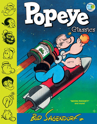 Popeye Classics, Vol. 10: Moon Rocket and more - Hardback