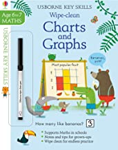 Usborne Wipe-Clean :  Charts & Graphs  Age 6-7 - Kool Skool The Bookstore