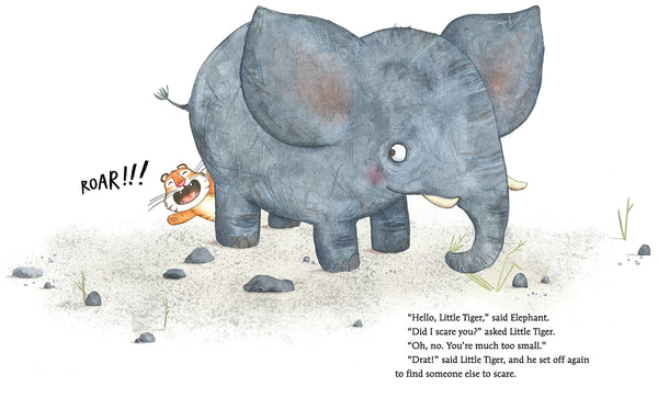 The Tiptoeing Tiger - Paperback