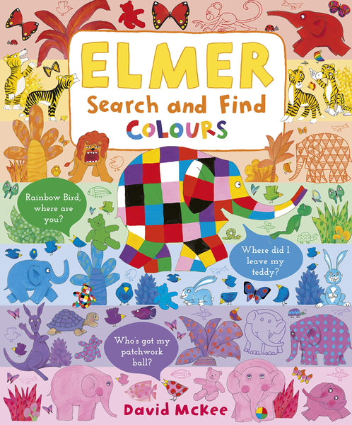 Elmer Search and Find Colours - Board Book