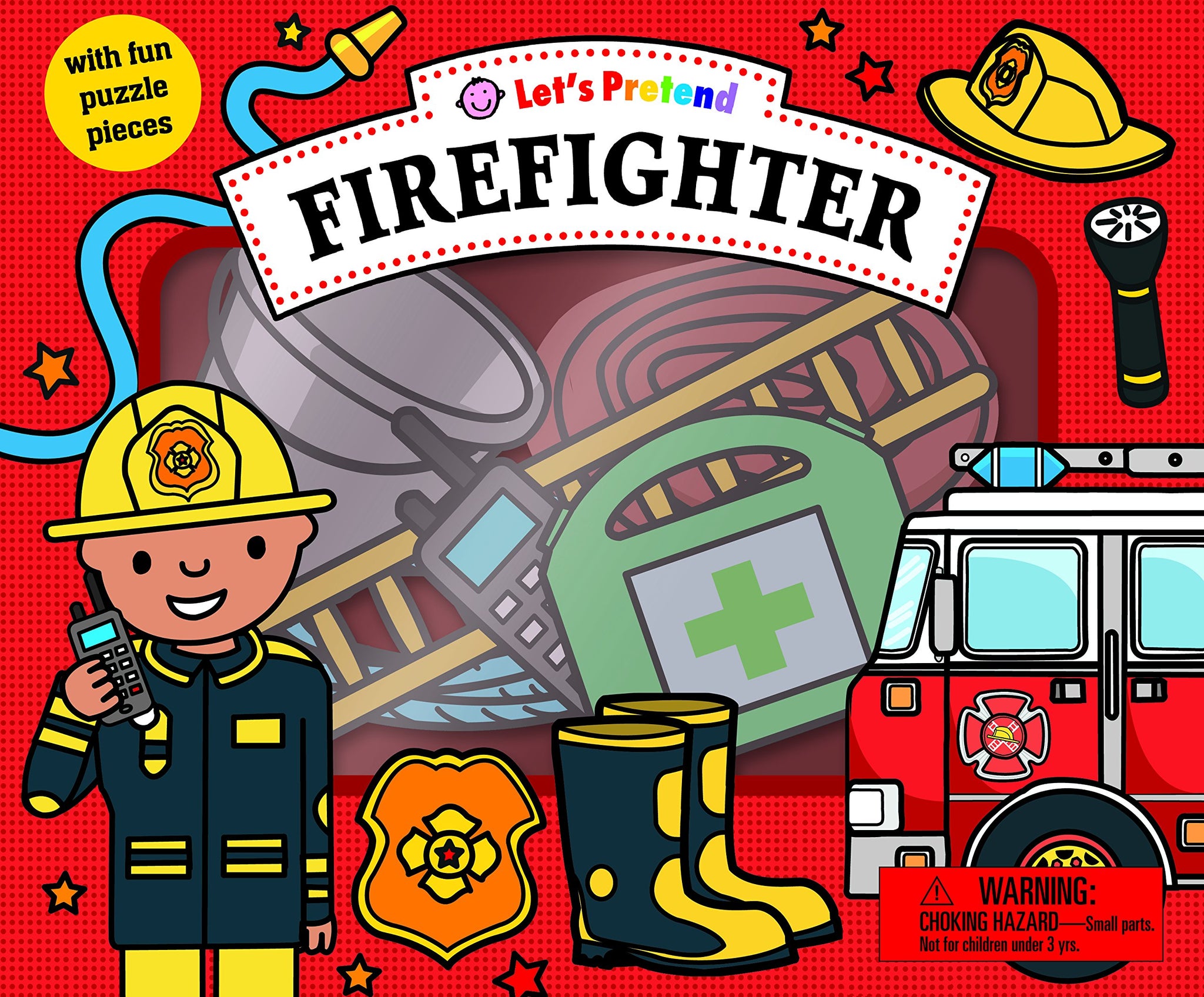 Let's Pretend: Firefighter Set: With Fun Puzzle Pieces