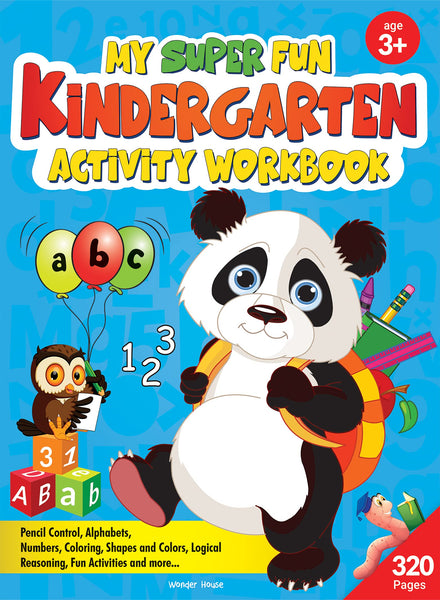 My Super Fun Kindergarten Activity Workbook for Children - Paperback